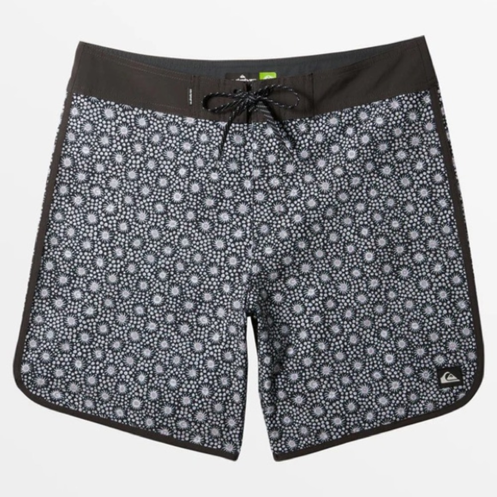 Quiksilver Surfsilk Scallop board shorts Tarmac